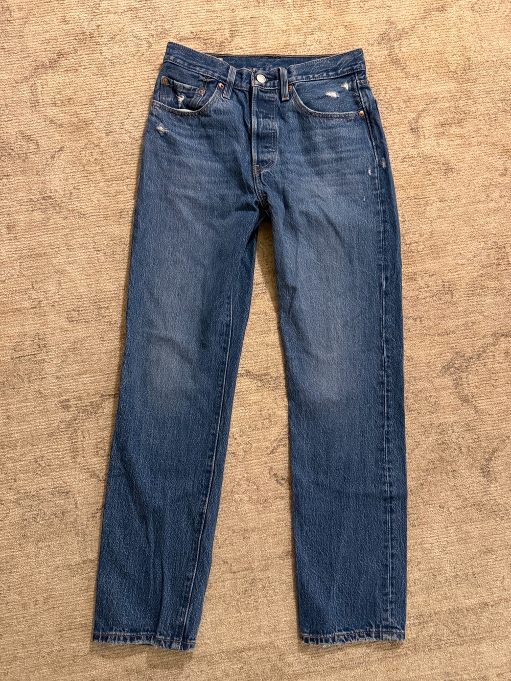 Levi's 501 Women’s Blue Straight Jeans